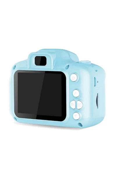Pazariz Mavi Renk Mini 1080p Hd Kamera Çocuklar Için Dijital Fotoğraf Makinesi 2.0 Inç Ekran 720-108 ürün görseli 1