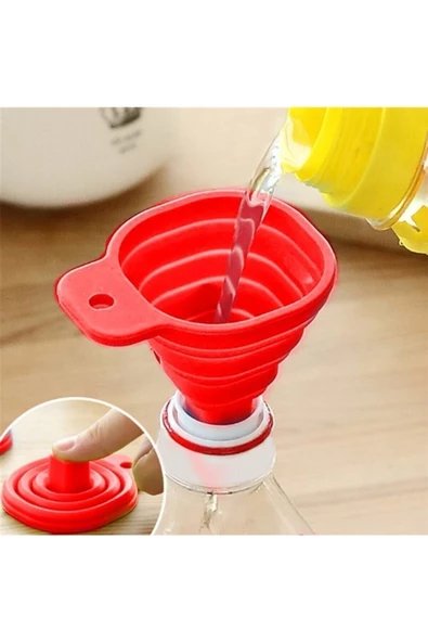 Pazariz Mini Silikon Katlanır Huni ürün görseli 1