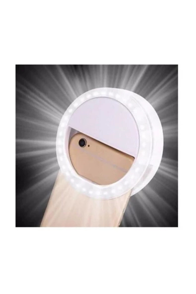 Pazariz Selfie Işığı Ring Light Led Flash Beauty Light Taşınabilir Ledli Işık ürün görseli 1