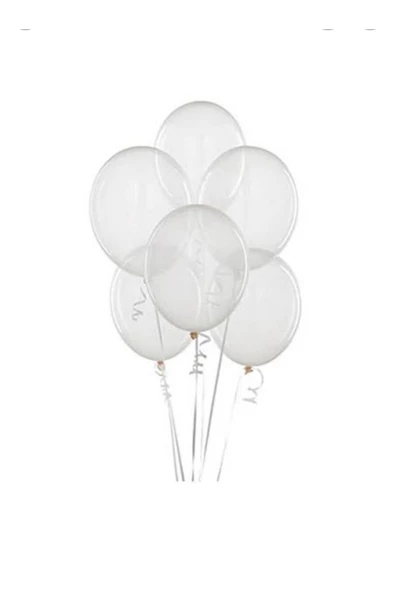 Pazariz 20 Adet Şeffaf Balon ürün görseli 1