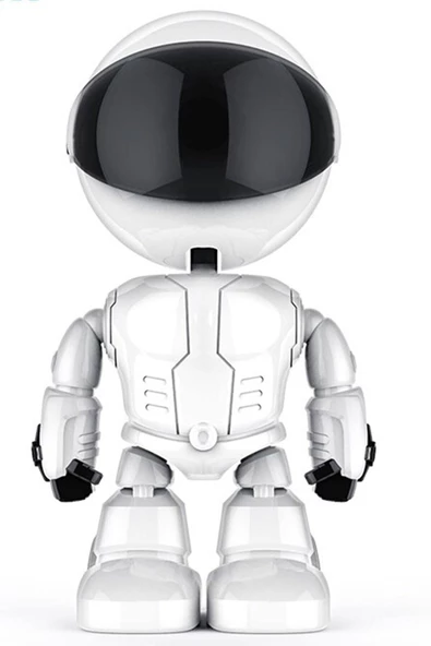 Pazariz Astronot 1080p Robot Görünümlü Wifi Ip Güvenlik Kamerası Kablosuz Gece Görüşlü ürün görseli 1