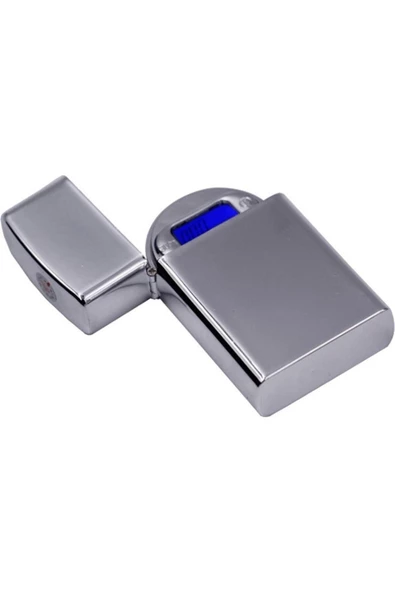 Pazariz Professional Zippo Çakmak Şeklinde Mini Hassas Cep Terazi 200 Gr Kapasite 0.01 Gr Hassasiyet Küçük T ürün görseli 1