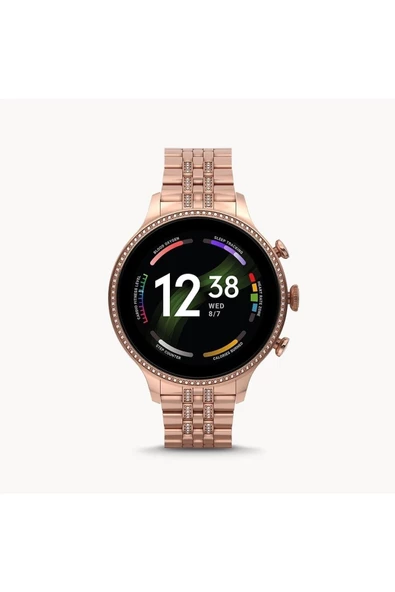 Pazariz Watch Diamond Series 42mm Kadınlara Özel Taşlı Akıllı Saat Kablosuz Şarj ürün görseli 1