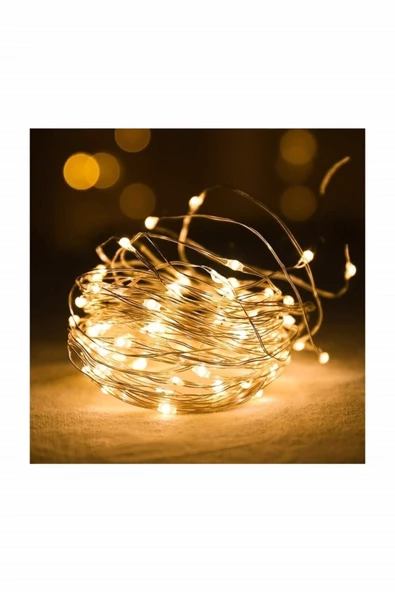 Pazariz 3mt Peri Günışığı 30 Led Pilli Noel Parti Yılbaşı Ağaç Dekor Aydınlatma Lamba Animasyonlu Süsleme ürün görseli 1