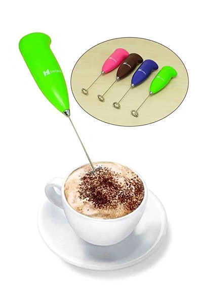 Pazariz Mini Mixer Kahve Süt Köpürtücü Karıştırıcı Cappucino Mikser ürün görseli 1