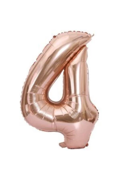 Pazariz 34'' 80 Cm Rose Gold Bronze Folyo Rakam Balon 4 ürün görseli 1
