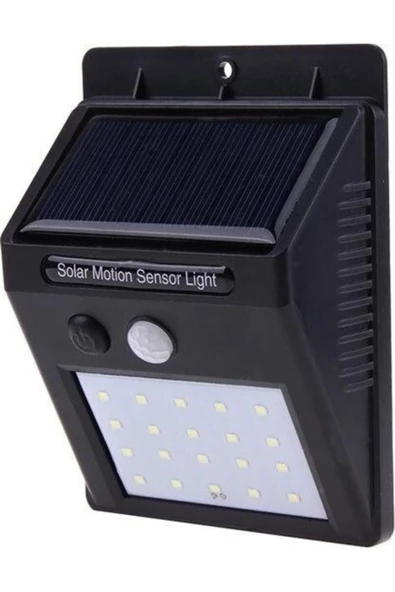 Pazariz Fotoseli Led Lamba Işık Sensörlü Güneş Enerjili Solar Duvar Kapı Kamp Bahçe 2 Ad ürün görseli 1