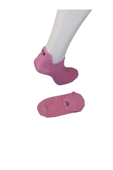Pazariz Emojili Çorap Pembe4 Lü ürün görseli 1