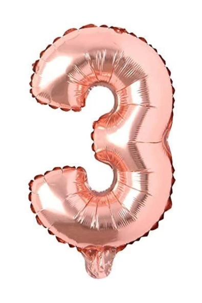 Pazariz 40 Inç 100 Cm Rose Gold Folyo Rakam Balon 3 ürün görseli 1