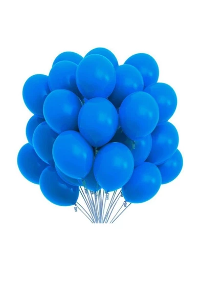 Pazariz Lacivert Pastel Balon 20 Li ürün görseli 1