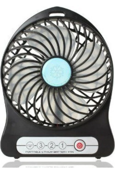 Pazariz Şarjlı Taşınabilir Mini Fan - Vantilatör ürün görseli 1