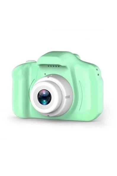 Pazariz Yeşil 4 Gb Sd Kartlı Mini Eğitici Kamera Çocuklar Için Dijital Fotoğraf Makinesi ürün görseli 1