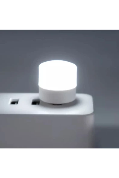 Pazariz Mini Usb Kamp Ve Gece Lambası Çok Amaçlı Usb Yuvarlak Led Lamba ürün görseli 1