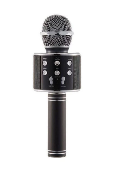 Pazariz Evr Krk 02 Karaoke Mikrofon Siyah ürün görseli 1