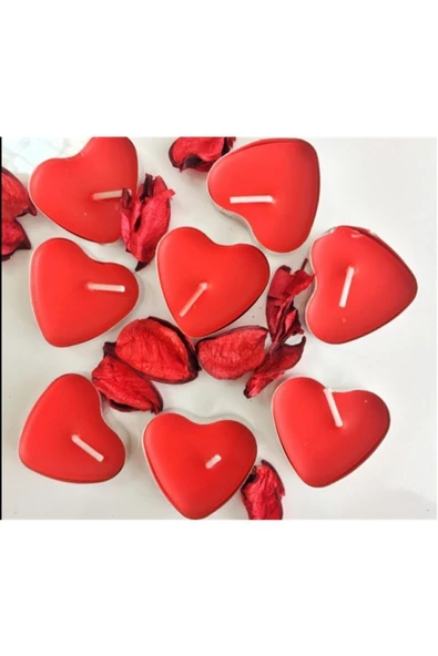 Pazariz Mum Tealight Kalpli Kırmızı 25 Adet ürün görseli 1