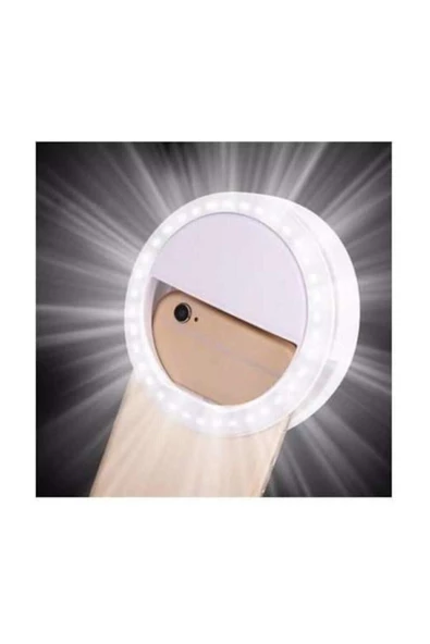 Pazariz Selfie Işığı Ring Light Led Flash Light Taşınabilir Ledli Işık ürün görseli 1