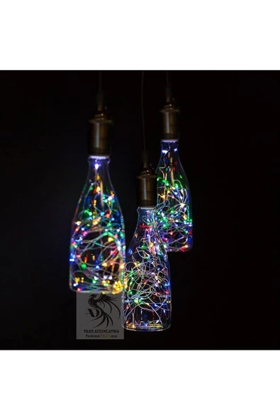 Pazariz Lumenn 3m Mantar Peri Led Işık- 30 Led (rgb- Karışık Renk) ürün görseli 1