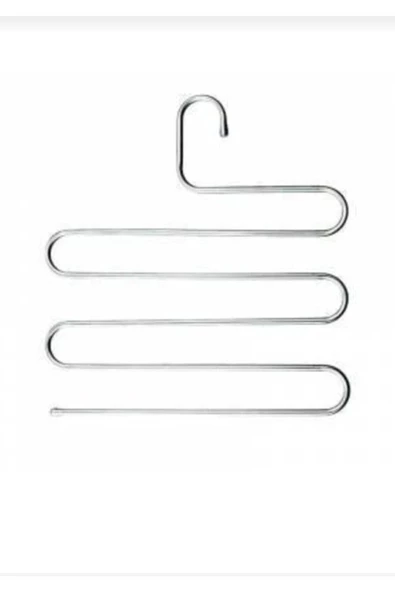 Pazariz Pantolon Askısı Metal Askı Kravat Eşarp Askısı 6lı Set ürün görseli 1