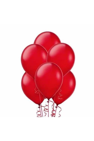 Pazariz Kırmızı Metalik Balon 20 Adet ürün görseli 1