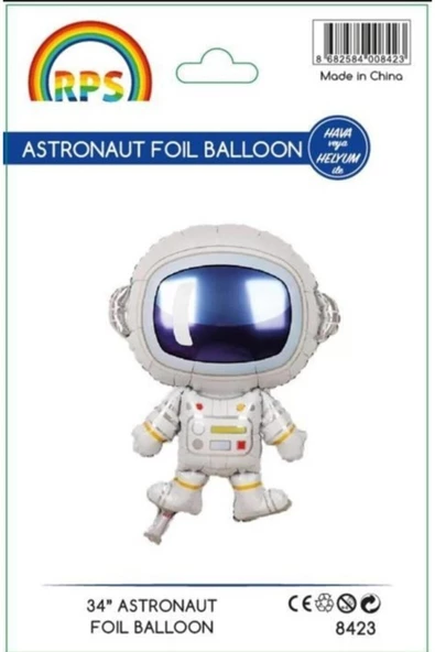 Pazariz Astronot Tek Folyo Balon 8423 85 Cm ürün görseli 1