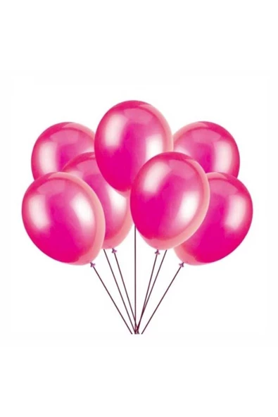 Pazariz Fuşya Balon Metalik 100 Adet ürün görseli 1