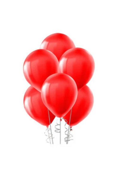 Pazariz Pastel Balon Kırmızı Dekor Balonu ürün görseli 1