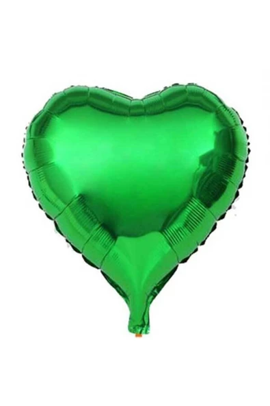 Pazariz Kalp Folyo Balon 45 Cm Yeşil ürün görseli 1