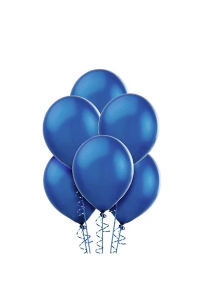 Pazariz Lacivert Metalik Balon 20 Adet ürün görseli 1
