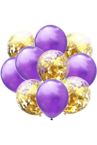 Pazariz Pembe Fuşya Konfetili Balon ürün görseli 1
