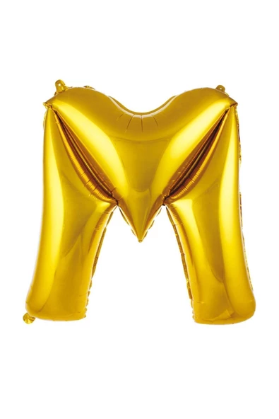 Pazariz 34 Inç 76 Cm Altın Folyo Harf Balon M ürün görseli 1