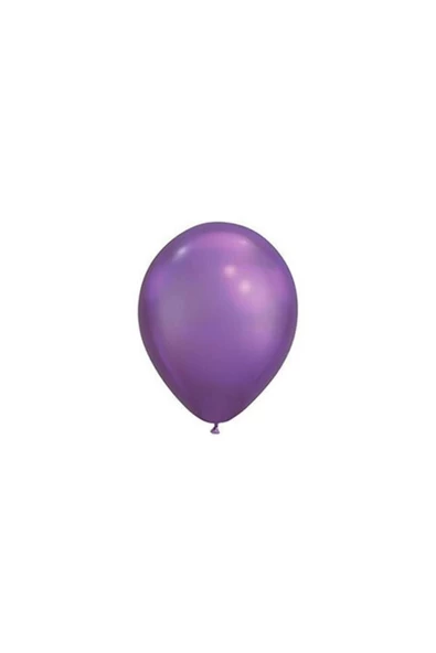 Pazariz Minik Krom Balon Mor 20 Adet ürün görseli 1