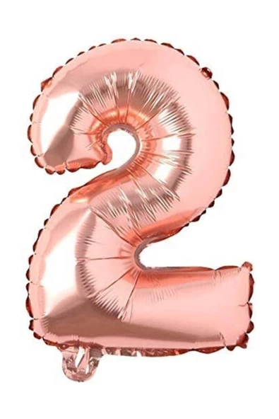 Pazariz 40 Inç 100 Cm Rose Gold Folyo Rakam Balon 2 ürün görseli 1