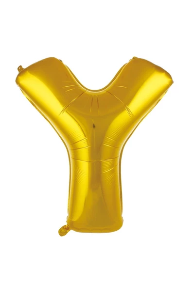 Pazariz 34 Inç 76 Cm Altın Folyo Harf Balon Y ürün görseli 1