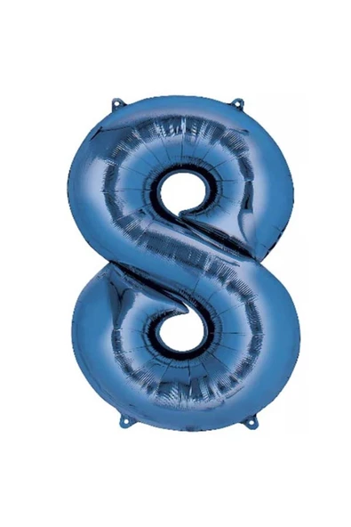 Pazariz 8 Rakam Lacivert Folyo Balon 76 Cm ürün görseli 1