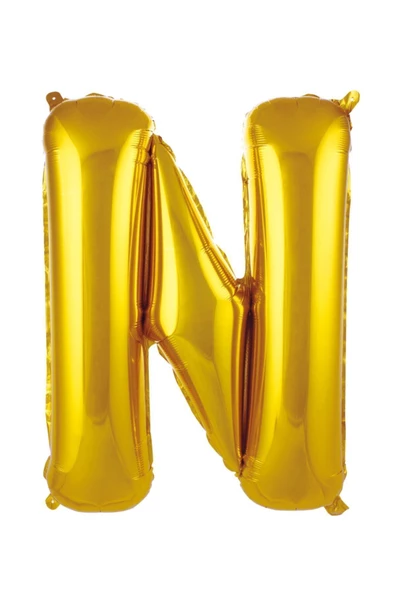 Pazariz 34 Inç 76 Cm Altın Folyo Harf Balon N ürün görseli 1