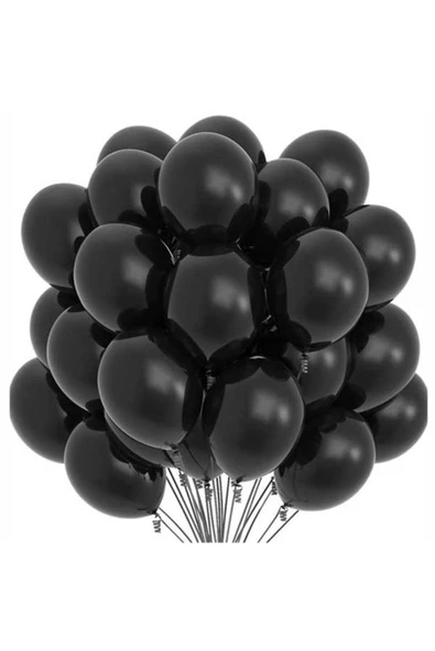 Pazariz Siyah Balon 20 Adet ürün görseli 1