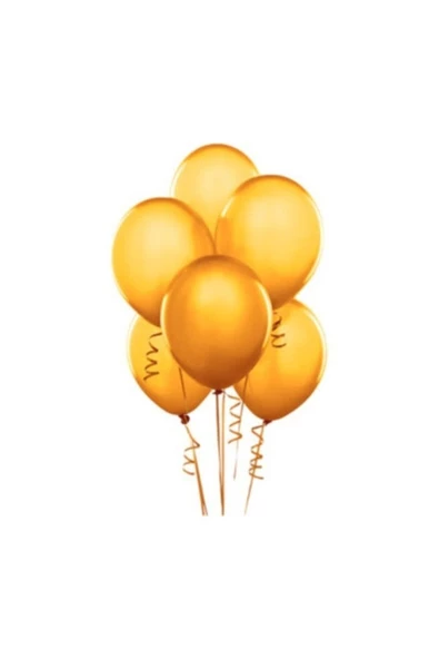 Pazariz Gold Balon 10 adet ürün görseli 1