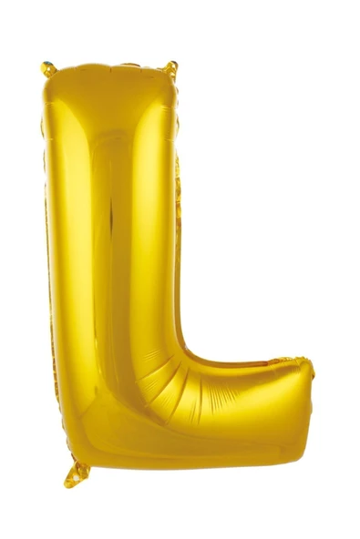 Pazariz 34 Inç 76 Cm Altın Folyo Harf Balon L ürün görseli 1