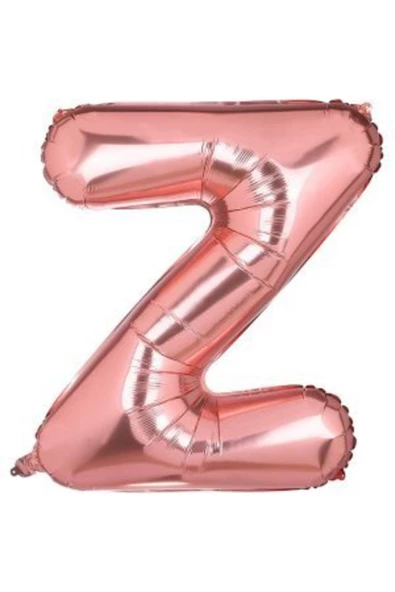 Pazariz 34 Inç 80 Cm Rose Gold Folyo Rakam Balon Z ürün görseli 1