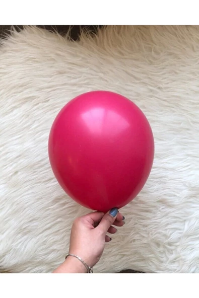Pazariz 12 Inç Standart Boy Retro Balon 10 Adet Yaban Çileği ürün görseli 1