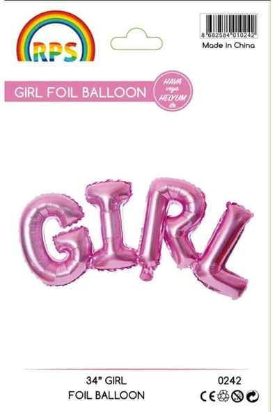 Pazariz Gırl Tek Folyo Balon ürün görseli 1