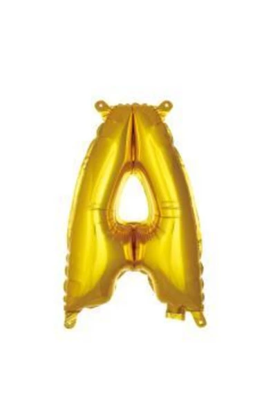 Pazariz 16 Inç 35 Cm Altın Folyo Harf Balon A ürün görseli 1