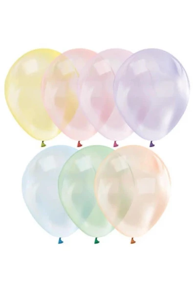 Pazariz T127123 Karışık Baskısız Ekstra Şeffaf Balon 100lü /12inç/ Bmb1000t127123 ürün görseli 1