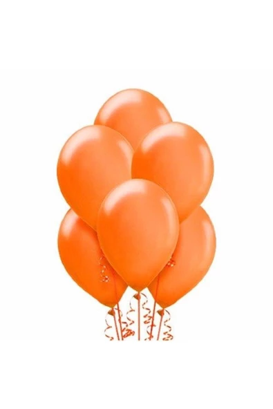Pazariz Turuncu Metalik Balon 20 Adet ürün görseli 1