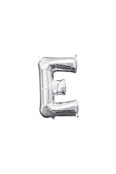 Pazariz 16 Inç 35 Cm Gümüş Folyo Harf Balon E ürün görseli 1