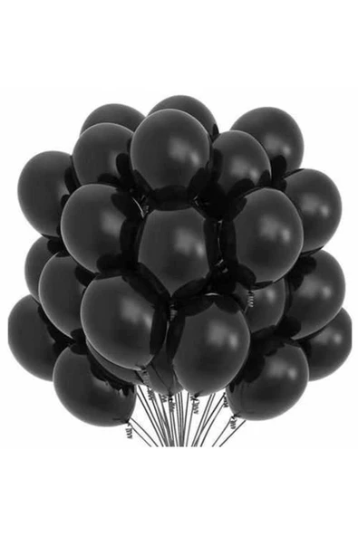 Pazariz Siyah Balon 20 Adet ürün görseli 1