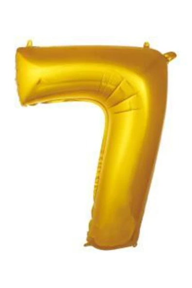 Pazariz 40 Inç 100 Cm Altın Folyo Rakam Balon 7 ürün görseli 1