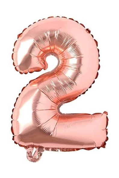 Pazariz 40 Inç 100 Cm Rose Gold Folyo Rakam Balon 2 ürün görseli 1