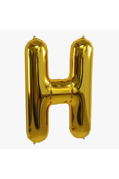 Pazariz 16 Inç 35 Cm Altın Folyo Harf Balon H ürün görseli 1