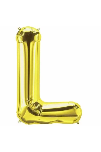 Pazariz L Harf Folyo Balon Gold 100 Cm ürün görseli 1
